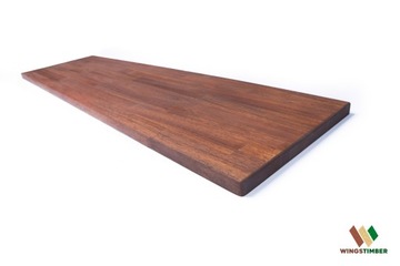 Parapet wewnętrzny drewniany AKACJA 243 x 33 x 2,6 cm olejowany GOTOWY