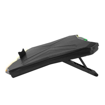 PODSTAWKA CHŁODZĄCA POD LAPTOPA 12-17 REGULOWANA PODKŁADKA LED RGB Z USB