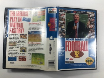 Gra John Madden Football 92 Genesis Sega Megadrive