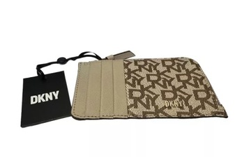 MAŁY PORTFEL NA KARTY DKNY BRYANT PARK ZIP CARD HOLDER R13ZYH42