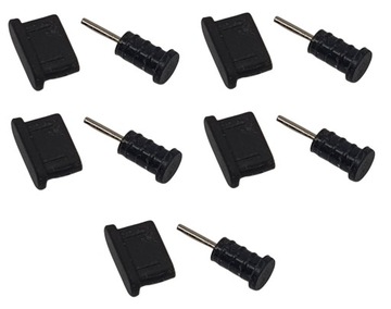 5x Zatyczka zaślepka przeciw kurzowi USB-C / Jack