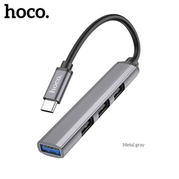 USB-концентратор Type C USB-C Type-C 4 в 1 USB3.0 5 Гбит/с + 3 USB2.0 480 Мбит/с 1 ТБ