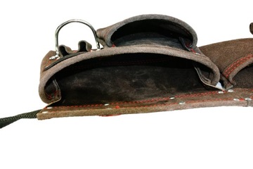 Вместительный пояс для монтажных инструментов из кожи TUCANO.