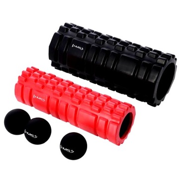 НАБОР РОЛИКОВ EPP, ДВОЙНОЙ МАССАЖНЫЙ ШАРИК, ЧЕРНЫЙ