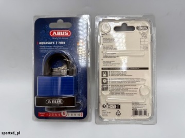 Латунный навесной замок ABUS 70IB/50 в пластике