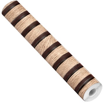 Обои ламеллу клеяные настенные панели 3D шпон Lamele Brown Wood 10M