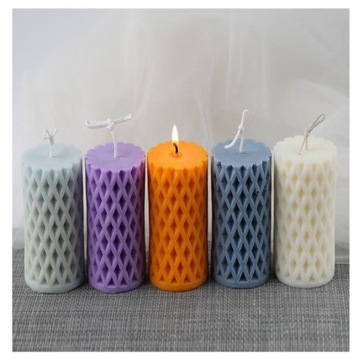 3D силиконовая форма для свечей, форма сетки.