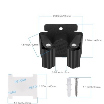 10x НАСТЕННЫЙ ДЕРЖАТЕЛЬ ДЛЯ ИНСТРУМЕНТОВ, МЕТЛЫ, ШВАБРЫ, МЕТАЛЛИЧЕСКОГО ДЛЯ ГАРАЖА