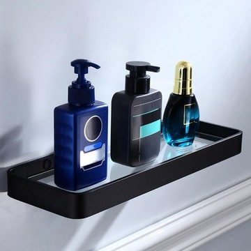 Полка для ванной Стеклянная корзина для хранения