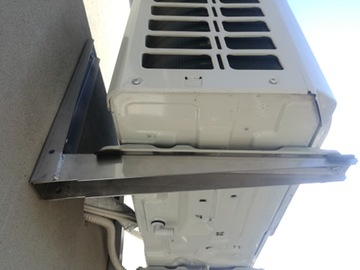 Wspornik klimatyzacji stal nierdzewna 1C-55x5