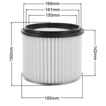 МОЮЩИЙСЯ фильтр 10X мешков для пылесоса MACALLISTER 1400 1250 W 1400W 1250W