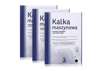Kalka maszynowa DELFIN A4 czarna op.100