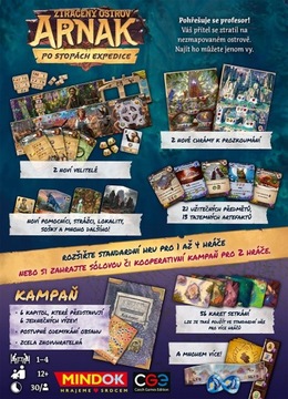 Mindok Ztracený ostrov Arnak: Po stopách expedice - rozšíření