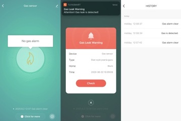 Датчик метана природного газа ZigBee 3.0 TUYA