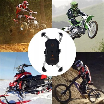 МОТОЦИКЛОВЫЙ ДЕРЖАТЕЛЬ ДЛЯ ИНДУКТИВНОГО ТЕЛЕФОНА С ЗАРЯДНЫМ ЗАРЯДКОМ