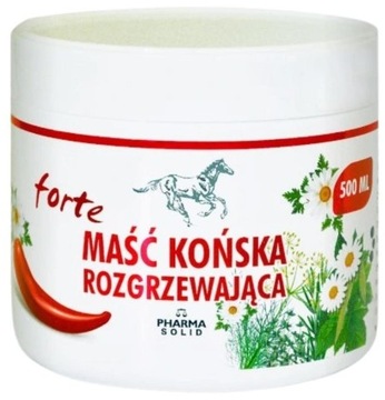 MAŚĆ KOŃSKA rozgrzewająca ból mięśni stawów 500 ml