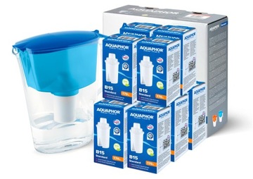 DZBANEK FILTRUJĄCY AQUAPHOR STANDARD + 10 WKŁADÓW