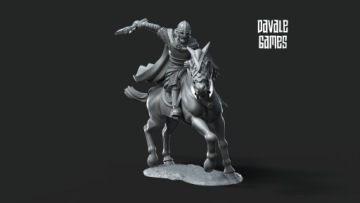 West Humans Captain Mounted - x1 Middle Earth LOTR MESBG