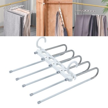 Вешалки для одежды Массивный противоскользящий каркас, белый