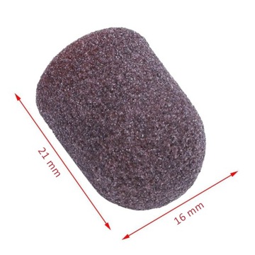 10 насадок для педикюра. Абразивные подушечки 13 мм, градация 240.