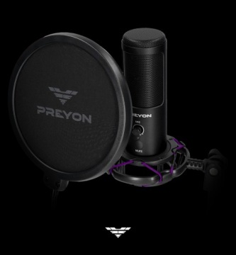 Игровой МИКРОФОН для компьютера Preyon RGB