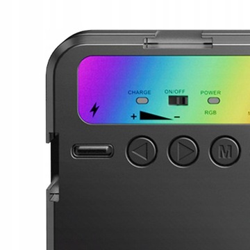 Камера со светодиодной панелью видеоподсветки RGB и возможностью