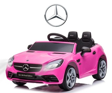 Auto na akumulator z pilotem światła LED Mercedes-Benz SLC Milly Mally