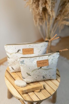 Pojemna Kosmetyczka M ColorStories, Birdsong w Ptaszki