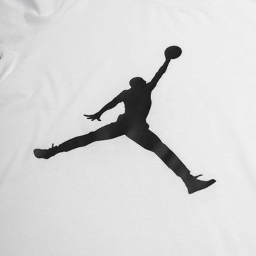 Nike Jordan męski t-shirt biała koszulka logo r.XL