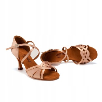 Латиноамериканская танцевальная обувь нежная кожа 7,5 см