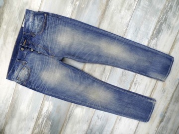 G-STAR 3301 MĘSKIE SPODNIE JEANS 34/32 pas90 dł107