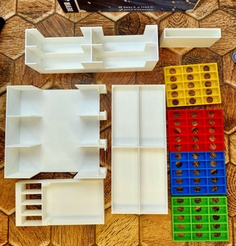 Biały Zamek - Insert, organizer kolorowy - Biały