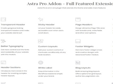 Wtyczka Addon Plugin Astra Pro Wordpress Plugin