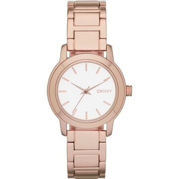 Zegarek damski DKNY różowe złoto bransoleta NY2210