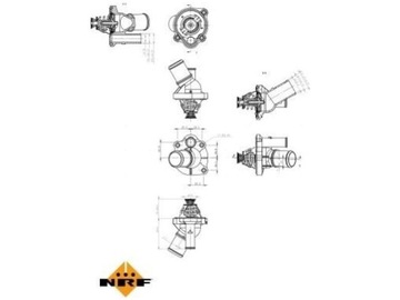 TERMOSTAT MAZDA CX-7 2.3 2.5 6 GH 1.8-2.5 GG 1.8-2.3 GY TRIBUTE