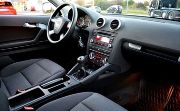 Audi A3 8P Hatchback 3d 1.6 102KM 2009 Audi A3 Klimatyzacja, Ksenony, Podgrzewane fotele, Czujniki parkowania tyl, zdjęcie 18