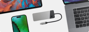 Адаптер HUB USB-C GC Connect 7-в-1 для MacBook M1 M2 USB 3.1 HDMI
