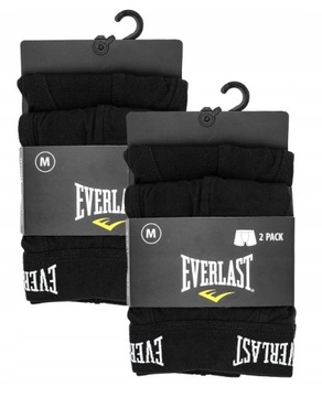 EVERLAST Мужские хлопковые шорты-боксеры черного цвета, 4 шт., размер XXL