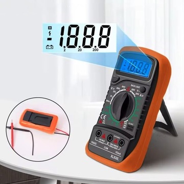 ПРОФЕССИОНАЛЬНЫЙ ЦИФРОВОЙ МУЛЬТИМЕТР ИЗМЕРИТЕЛЬ ТОКОВОГО НАПРЯЖЕНИЯ С ЖК- ПОДСВЕТКОЙ