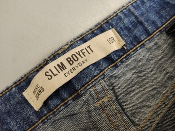 next SLIM BOYFIT SPODNIE JEANSOWE rozm 38