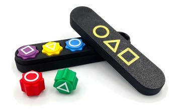 KOSTKI GONGGI KOŚCI DO GRY SQUID GAME GONGI GRA KOREAŃSKA + PUDEŁKO