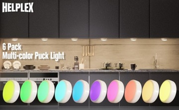 6x LAMPKA BEZPRZEWODOWA LAMPA LED NA BATERIE PILOT