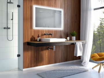 RUKE КОЛЬЦО ДЛЯ ВАННОЙ СВЕТОДИОДНОЕ ЗЕРКАЛО НА ЗАКАЗ