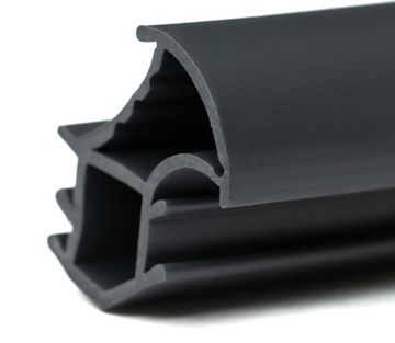 USZCZELKA USZCZELKI DO OŚCIEŻNICY PROGU DRZWI METALOWYCH ANTRACYT 6 mb