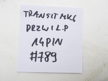 FORD TRANSIT MK6 00-06 SVAZEK INSTALACE DVEŘE LEVÝ PŘEDNÍ 14 PIN #789