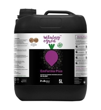 EmFarma Plus 5L/25a - użyźnia glebę - lepszy plon