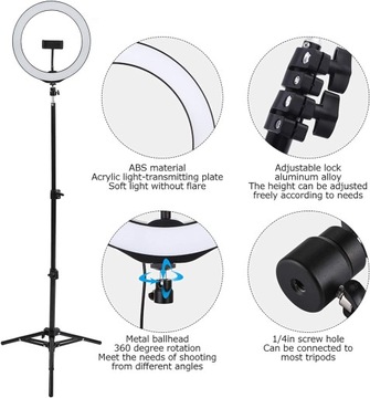 Кольцевая лампа, светодиодная кольцевая лампа для моды.