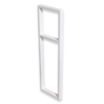 NOGA, NOGI DO KONSOLI, BARKU Z PÓŁKĄ LOFT 25X85 profil 4x2 biała