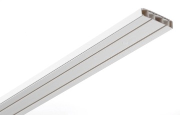 Szyna sufitowa PCV dwutorowa 120 cm - kompletna