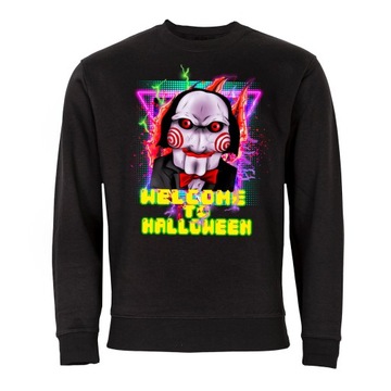 MĘSKA BLUZA FILMOWA NA HALLOWEEN HORROR JIGSAW